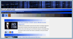 Desktop Screenshot of french.docetudiant.com